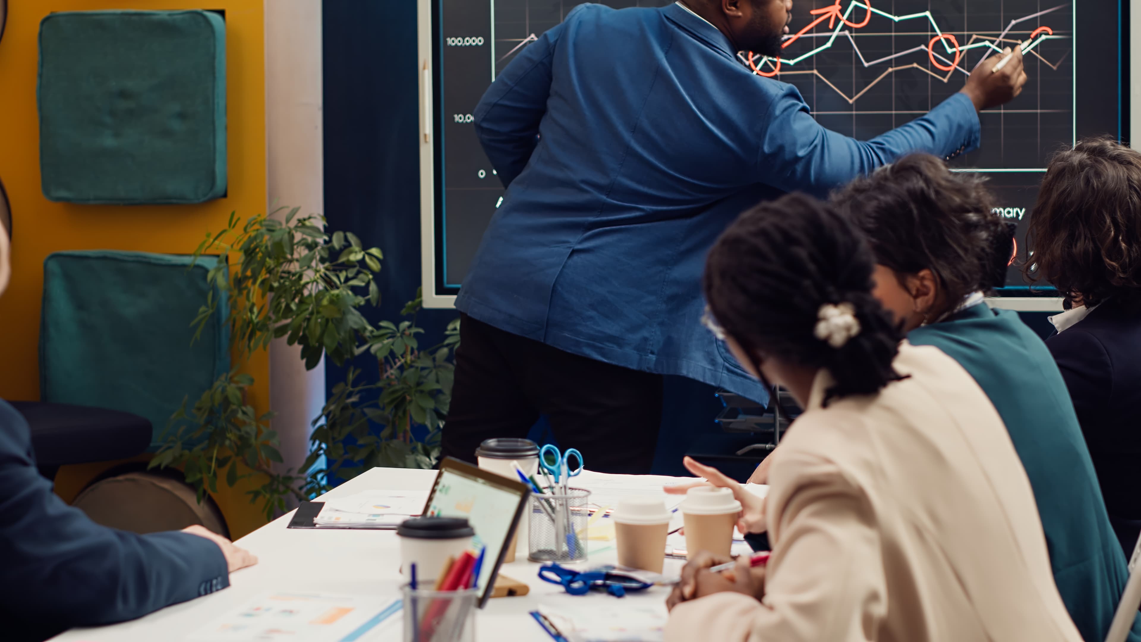 Product discovery workshop mapping brand strategy, user research, and competitor insights